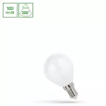 LED KULKA E-14 230V 1W COG NW MILKY SPECTRUM