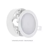 ALGINE ECO 2w1 NATYNK-PODTYNK DOWNLIGHT 6W NW 230V 110st IP20 IK06 115x35mm BIAŁY okrągła