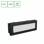 ENCANTA 6W CCT 230V IP54 230x84x60MM CZARNY PODTYNKOWA ELEWACYJNA