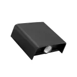 LUNARIX 1 KINKIET 2W CCT 230V IP54 RA90 110x100x40MM CZARNY, ŚWIECI GÓRA/DÓŁ