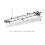 LIMEA LED TUBE SLIM HERMETYK G13 2x60 250V IP65   710x90x63 mm SZARY