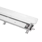 LIMEA LED TUBE SLIM HERMETYK G13 2x60 250V IP65   710x90x63 mm SZARY