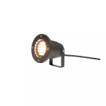 FLORI GU10 ALU RAY        250V IP65 98x160mm CZARNA wbijana, ruchoma