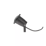 FLORI GU10 ALU RAY        250V IP65 98x160mm CZARNA wbijana, ruchoma
