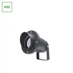 FLORI GU10 ALU ANGLE   250V IP65 98x180mm CZARNA wbijana, ruchoma