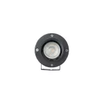 FLORI GU10 ALU ANGLE   250V IP65 98x180mm CZARNA wbijana, ruchoma