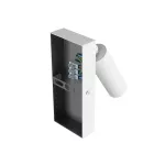 MADARA SLIM MR11 SWITCH KINKIET 230V IP20 38x95 + baza140x60x25 BIAŁY z włącznikiem