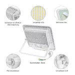 NOCTIS LUX 2 NAŚWIETLACZ 50W NW 230V IP65 160x205x31mm BIAŁY