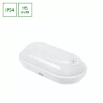 TECHNIC LAMP KANAŁOWA 20W NW 230V 120st IP54 IK07  270x145x70mm BIAŁY owalna czujnik ruchu PIR