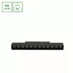 SYSTEM SHIFT BASIC - GRID S OPRAWA LINIOWA 220MM 12W 2700K CZARNY