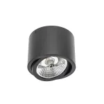 CHLOE AR111 NATYNKOWA GU10 250V IP20 139x100mm CZARNY okrągła  ruchoma