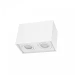 CHLOE DUO GU10 X2 NATYNKOWA GU10 250V IP20 97x185x125mm BIAŁY prostokątna  ruchoma