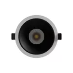 ORBITO DOWNLIGHT 6-20W NW 230V 40st IP44 Ra90 UGR&lt;19 139X85MM BIAŁY/CZAR.MAT okr. regulacja mocy 5 l