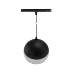SYSTEM SHIFT - GLOBE P oprawa kula zwis na szynop. 100 (850mm kabel) 5W 165st czarna 5 lat gw. 2 F