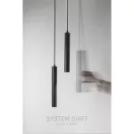 SYSTEM SHIFT - HANGIT oprawa zwis na szynop. 40x297 (935mm kabel) 12W 25st czarny 5 lat gw. 2 obwody