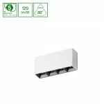 MINI28 ALLDAY INSPIRE ONE DARK LIGHT 80st CZARNY 830 17W 230V 280mm BIAŁY