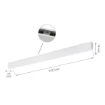 ALLDAY GO 830 36W 230V 112cm 115st White 2 lata gwarancji