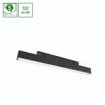 SYSTEM SHIFT - LINE S oprawa na szynoprzewód 304x23x42mm 8W 100st czarny 5 lat gw. CASAMBI