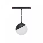 SYSTEM SHIFT - GLOBE P oprawa kula zwis na szyn. 100 (850mm kabel) 5W 165st czarna 5 lat gw. CASAMBI