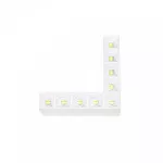 ALLDAY INSPIRE ELEMENTS L DARK LIGHT 50st BIAŁY TW 8W 230V BIAŁY DALI
