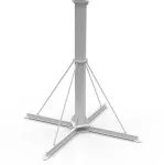 Konstrukcja na dach płaski dla turbiny Ecorote 1500/2800