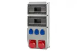 Rozdzielnica CAJA 20M gniazda 2x32A 5p, 3x230V IP44