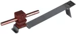 Wspornik dachowy FLEXIsnap do drutu o śr. 8 mm, wys. 16 mm, z klamrą do dachówek zakładkowych, kolor brązowy, stal nierdzewna-tworzywo sztuczne DLH FS 8 H16 L170 BR V2A