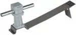 Wspornik dachowy FLEXIsnap do drutu o śr. 8 mm, wys. 36 mm, z klamrą do dachówek zakładkowych, kolor szary, stal nierdzewna-tworzywo sztuczne DLH FS 8 H36 L170 GR V2A
