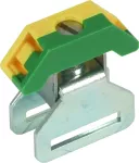 Zacisk PE na szynę SN, 18x3 mm, maks. przekrój 35 mm² AK 35 SN 18X3 GG