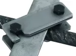 Zacisk SV z przekładką, do drutu o śr. 8-10 mm / płaskownika o szer. 30 mm, stal niepokryta SVK 6.28 FL30 STBL