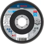 Listkowa tarcza szlifierska X571, Best for Metal D = 115 mm; K = 120, prosta 2608607325