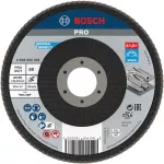Listkowa tarcza szlifierska X571, Best for Metal D = 125 mm; K = 80, wygięta