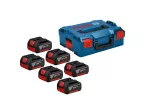 Akumulator + Ładowarka 6x GBA 18V 4,0 Ah; L-BOXX
