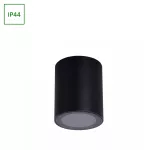 CHLOE GU10 NATYNKOWA GU10 250V IP44 70X90MM CZARNY OKRĄGŁA NIERUCHOMA
