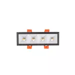 MINI16 ALLDAY INSPIRE IN DARK LIGHT 50st BIAŁY 930 10W 230V 160mm CZARNY