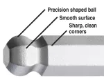 Wkrętak imbusowy - BONDHUS - 2.5 mm - z końcówką kulistą
