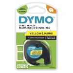 DYMO taśma 12mm/4m - plastikowa, żółta
