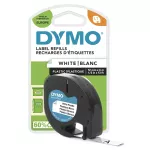 DYMO taśma 12mm/4m - plastikowa, biała