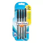DŁUGOPISY INKJOY 100 CAP CZARNY 4 NA BLISTRZE M 1,0 mm