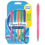 DŁUGOPISY FLEXGRIP ULTRA BRIGHT RT MIX KOLORÓW OPRAWEK, CZARNY 5 NA BLISTRZE M 1,0 mm