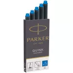 NABOJE Z ATRAMENTEM QUINK - STANDARD PK INK CART 20X5 WSH BLU BOX NIEBIESKI ZMYWALNY - 5 szt. w pudełku