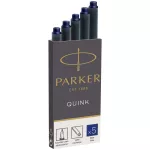 NABOJE Z ATRAMENTEM QUINK - STANDARD PK INK CART 20X5 BLUE BOX NIEBIESKI - 5 szt. w pudełku