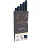 NABOJE Z ATRAMENTEM QUINK - STANDARD PK INK CART 20X5 BLU/BLK BOX GRANATOWY - 5 szt. w pudełku