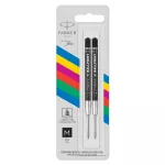 WKŁAD DO DŁUGOPISÓW PK ECO REF BP M.BLK BL2 CZARNY (M) - 2 szt. na blistrze