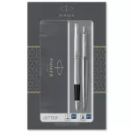 ZESTAW DUO JOTTER STAINLESS STEEL CT (długopis + pióro wieczne)