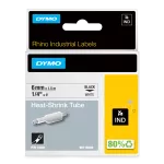 RHINO taśma/rurka termokurczliwa biała 6 mm/1,5m: na kabel o Ǿ Min. 1.18mm – Max. 2.33mm (do opisywania kabli)