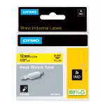 RHINO taśma/rurka termokurczliwa żółta 12mm/1,5m: na kabel o Ǿ Min. 2.97mm – Max. 5.13mm (do opisywania kabli)