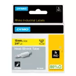 RHINO taśma/rurka termokurczliwa żółta 19mm/1,5m: na kabel o Ǿ Min. 4.64mm – Max. 8.70mm (do opisywania kabli)