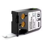 DYMO XTL 150szt. Laminowanych opasek na kable i przewody (21 mm x 39 mm), Czarny na białym
