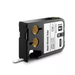 DYMO XTL 2,7m rurki termokurczliwej ciągłej (6 mm) na kabel o Ǿ Min. 1.18mm – Max. 3.8 mm, Czarny na białym